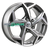 Литой диск RST R 066 6.5x16 5x112 ET 46 Dia 57.1 (черный глянцевый)
