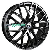 Литой диск RST R 019 7.5x19 5x114.3 ET 45 Dia 67.1 (чёрный матовый с полированной лицевой частью)