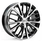 Литой диск RST R 027 7.5x17 5x114.3 ET 46 Dia 67.1 (черный глянцевый)