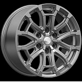 Литой диск Скад Авилис 8x18 6x139.7 ET 25 Dia 106.1 (графит с полированной лицевой частью)