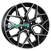Литой диск Venti 1520 6x15 4x98 ET 35 Dia 58.6 (серебристый с полированным ободом)