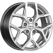 Литой диск Скад KL-368 6.5x16 5x114.3 ET 45 Dia 67.1 (чёрный глянцевый с полированной лицевой частью)