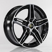 Литой диск Cross Street CR-27 6x15 4x100 ET 40 Dia 67.1 (черный матовый)
