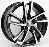Литой диск RST R 046 6.5x16 5x114.3 ET 50 Dia 66.1 (черный глянцевый)