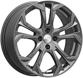 Литой диск Скад Дунай 7x17 4x100 ET 37 Dia 67.1 (графит)
