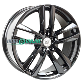 Литой диск RST R 128 7.5x18 5x114.3 ET 45 Dia 67.1 (чёрный с полированной лицевой частью)