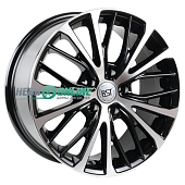 Литой диск RST R 027 7.5x17 5x114.3 ET 46 Dia 67.1 (черный глянцевый)