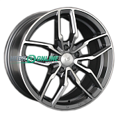 Литой диск LS Wheels LS790 7.5x17 5x114.3 ET 40 Dia 67.1 (серый темный глянцевый полностью полированнный)