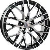 Литой диск RST R 019 7.5x19 5x114.3 ET 45 Dia 67.1 (чёрный матовый с полированной лицевой частью)