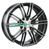 Литой диск RST R 187 7x17 5x112 ET 45 Dia 66.6 (черный с полированной лицевой частью)
