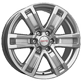 Литой диск КиК R7 -Рольф 7.5x17 6x139.7 ET 38 Dia 67.1 (серебристый темный)