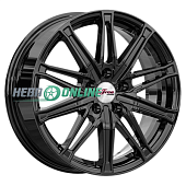 Литой диск iFree Виар 6.5x17 5x114.3 ET 45 Dia 66.1 (чёрный глянцевый с полированной лицевой частью)